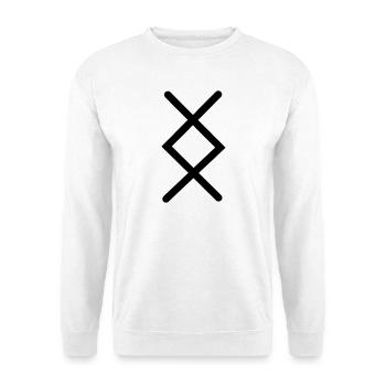 Ingwaz Fruchtbarkeit - Unisex Pullover - Weiß - Vorne