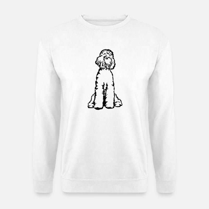 Pudel - Unisex Pullover - Weiß