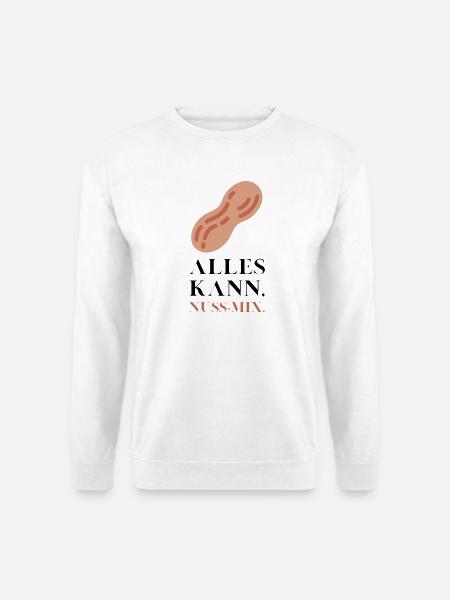 Alles kann Nuss Mix - Unisex Pullover - Weiß