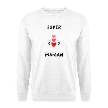 HAPPY MOTHER'S DAY. MOM. MOTHER'S DAY - Unisex Sweatshirt - white - Front