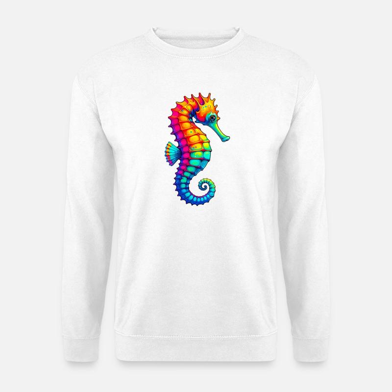 Seepferdchen - Unisex Pullover - Weiß