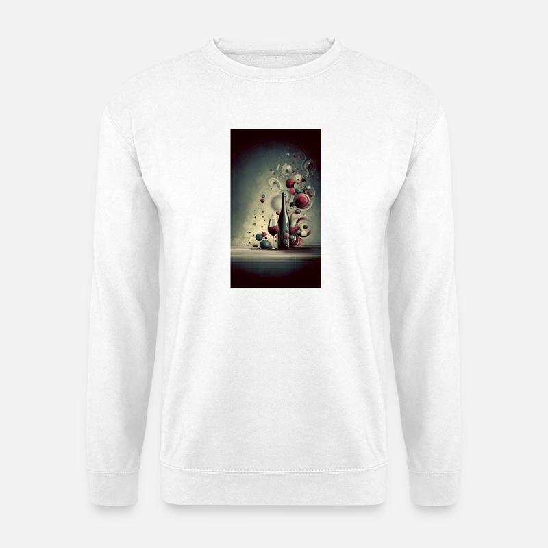 Wine 1 2 - Unisex Sweatshirt - white