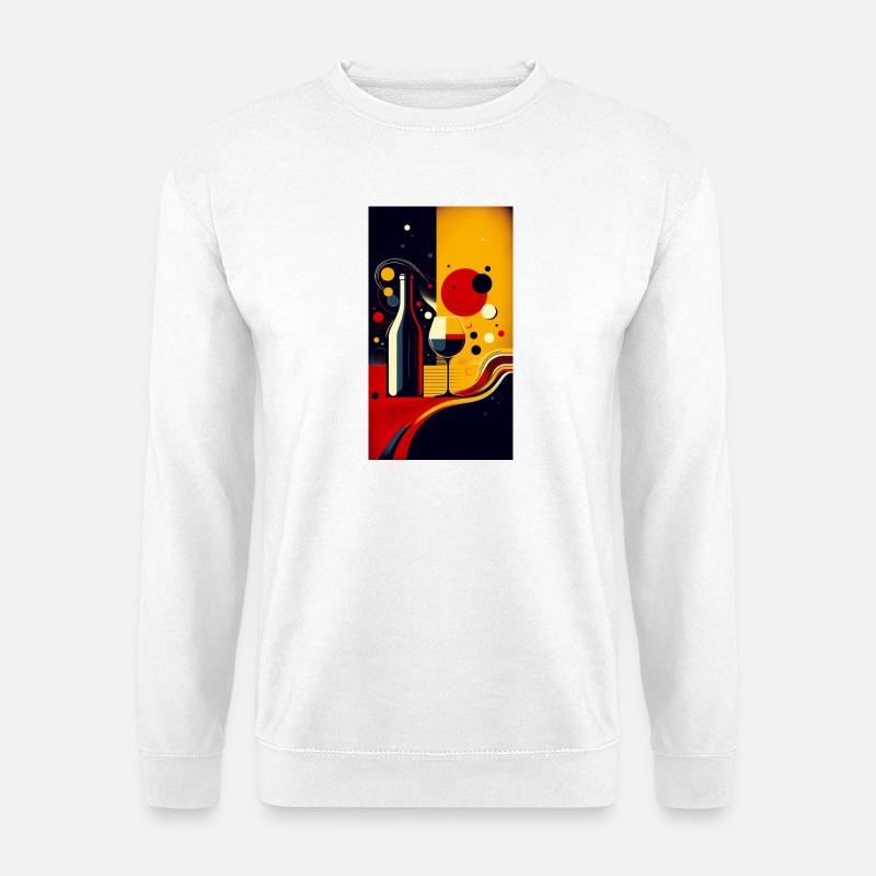Wein 2 1 - Unisex Pullover - Weiß
