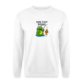 Freundlicher Fisch, Affe und Frosch - Unisex Pullover - Weiß - Vorne