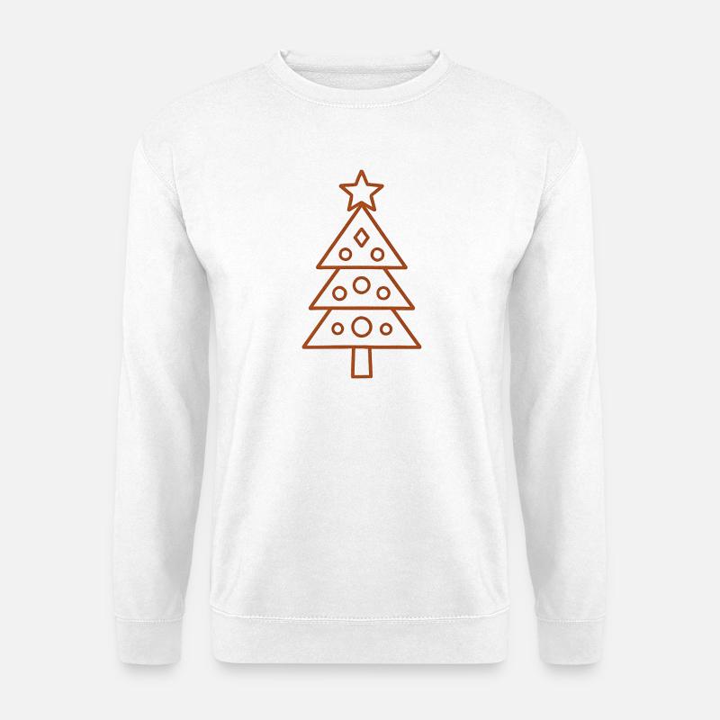 Weihnachtsbaum - Frohe Weihnachten - Unisex Pullover - Weiß