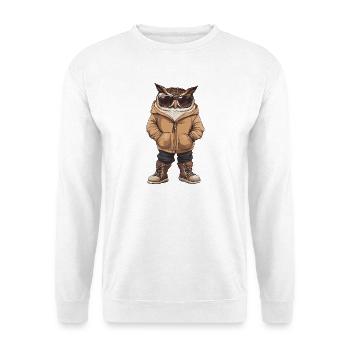 Owl Cool Winter - Unisex Sweatshirt - white - Front