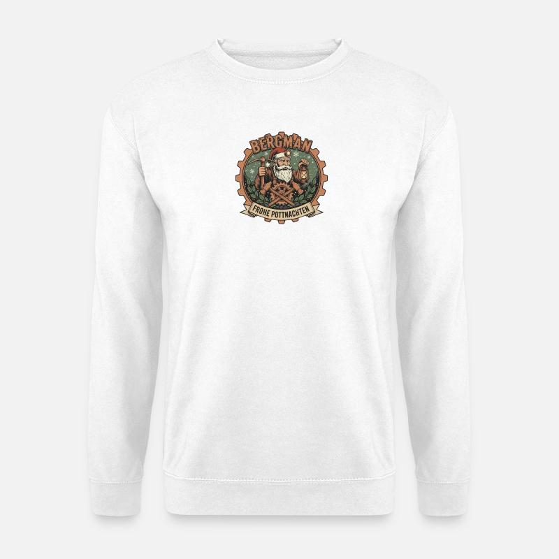 Bergmann Weihnacht Pottnachten - Unisex Pullover - Weiß