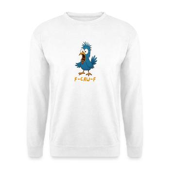 F-Caw-F Chicken Blue - Unisex Pullover - Weiß - Vorne