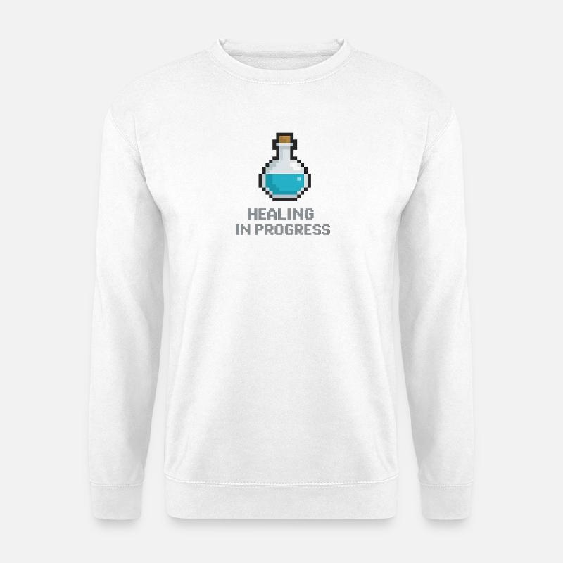 Pixel-Heiltrank - Unisex Pullover - Weiß