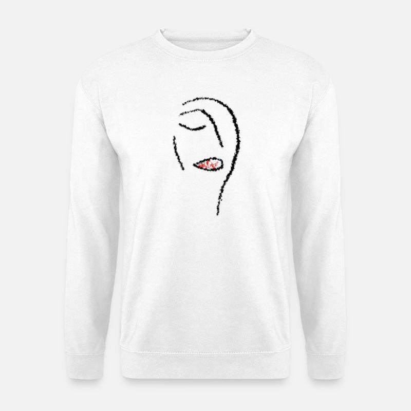 Red Flame Dust - Unisex Sweatshirt - white