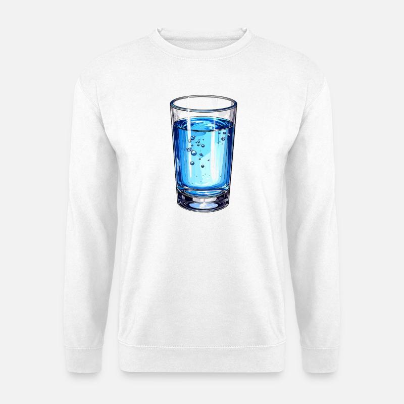 Mineralwasser - Unisex Pullover - Weiß