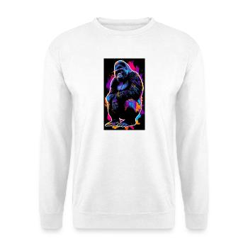 gorilla - Unisex Sweatshirt - white - Front