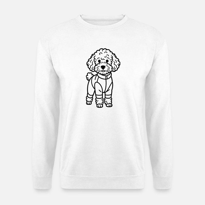 Spoodle Dog - Unisex Pullover - Weiß