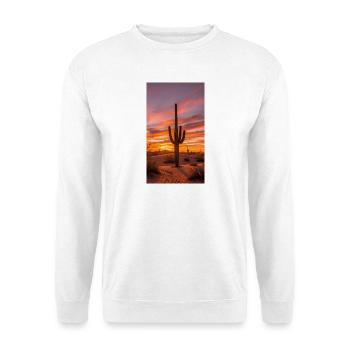 Cactus Desert Arizona Nature Sunset - Unisex Sweatshirt - white - Front