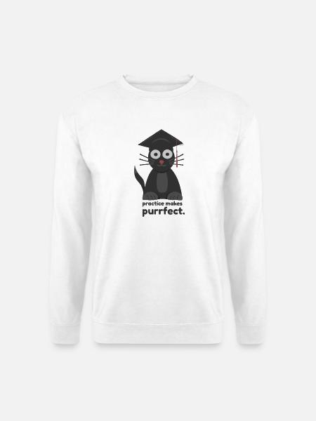purrfect. drôlig. - Unisex Pullover - Weiß
