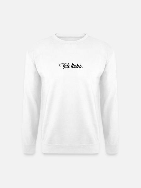 ich liebs - Unisex Pullover - Weiß