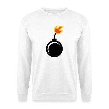 Bombe - Unisex Pullover - Weiß - Vorne
