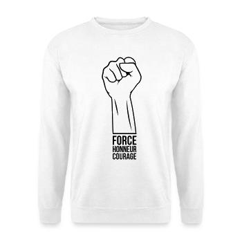 Force Honor Courage - Unisex Sweatshirt - white - Front