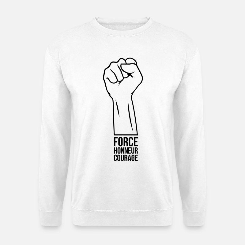 Force Honor Courage - Unisex Sweatshirt - white