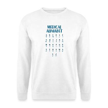 Medical Alphabet - Unisex Sweatshirt - white - Front