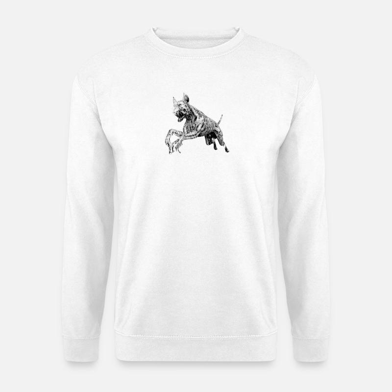 Der Angriffslustige - Unisex Pullover - Weiß