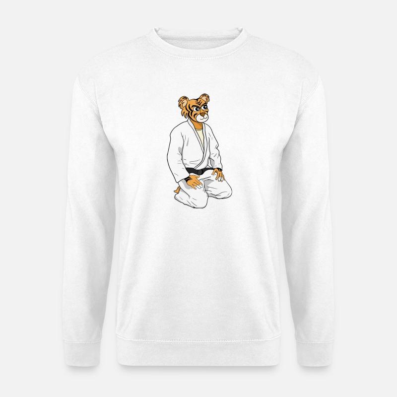 Sei ein Tiger - Unisex Pullover - Weiß