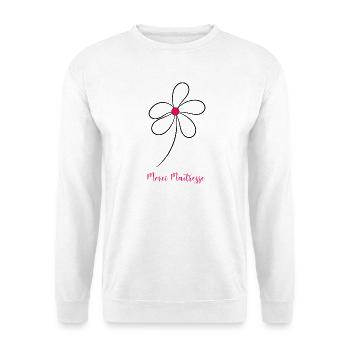 MERCI. MAÎTRESSE. MAÎTRE. MERCI MAÎTRESSE - Sweat-shirt Unisexe - blanc - Devant