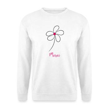 GELIEBTE. VIELEN DANK. DANKE HERRIN. GESCHENK - Unisex Pullover - Weiß - Vorne