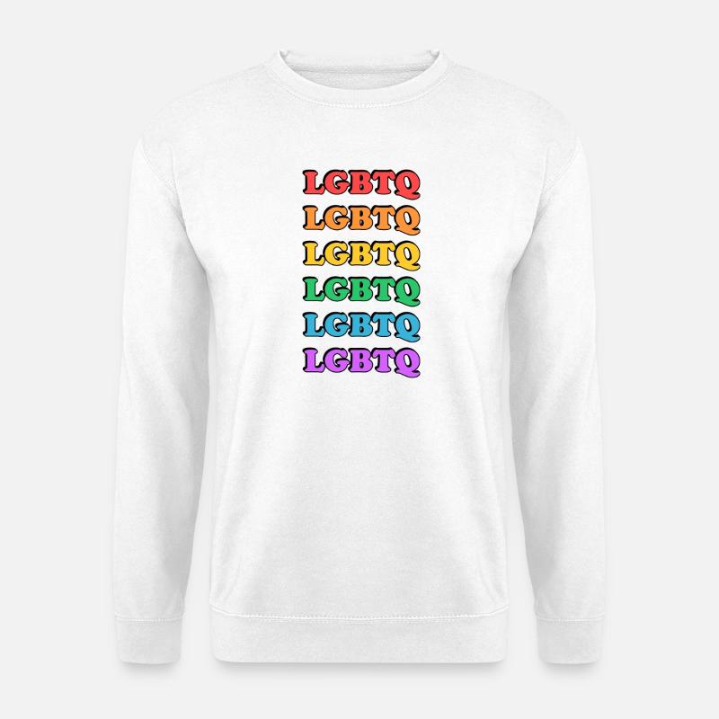 Rainbow LGBTQ - Unisex Pullover - Weiß