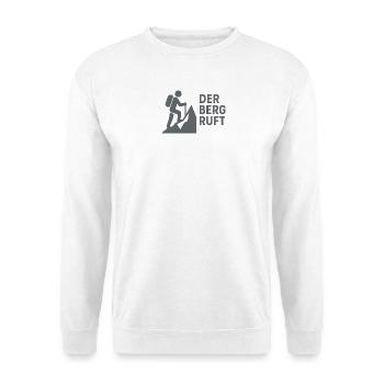 Der Berg ruft - Unisex Pullover - Weiß - Vorne