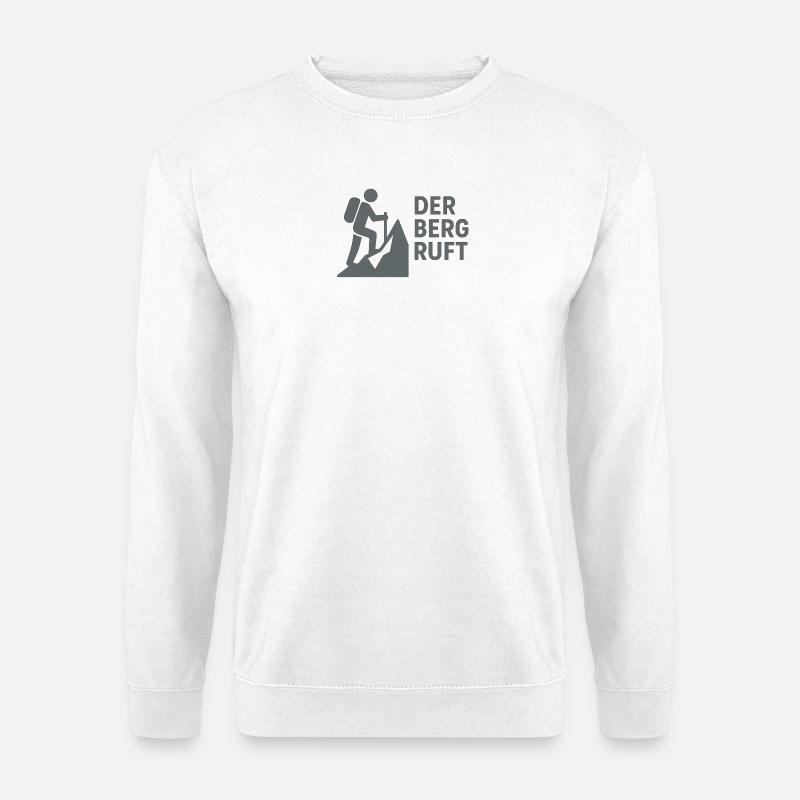 The mountain is calling - Unisex Sweatshirt - white
