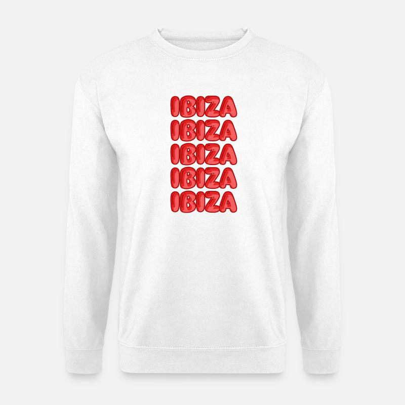 Reise Ibiza - Unisex Pullover - Weiß