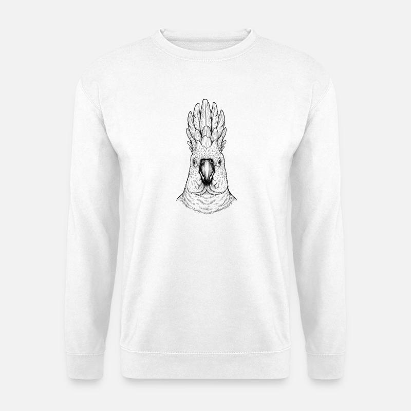 Kakadu - Unisex Pullover - Weiß
