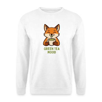 Fox Tea-Mood Green Tea - Unisex Sweatshirt - white - Front