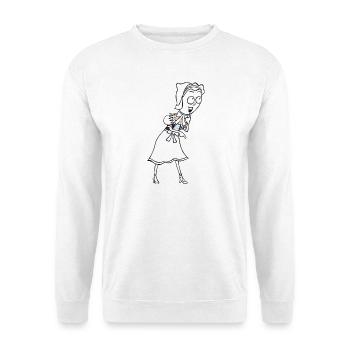 SERBSKA JANKA - contour - - Unisex Sweatshirt - white - Front