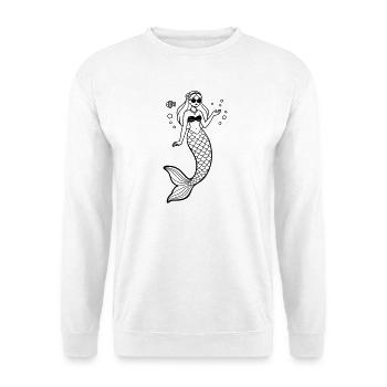 mermaid - Unisex Sweatshirt - white - Front