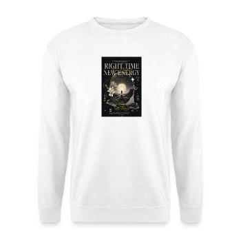 Right Time Neue Energie - Unisex Pullover - Weiß - Vorne