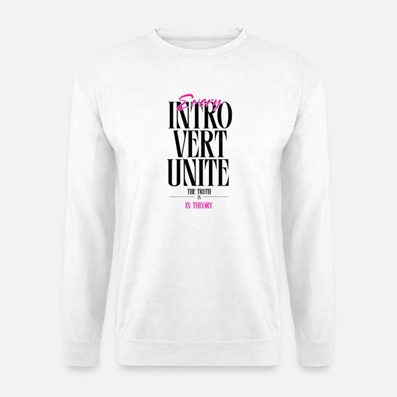 Introvert Unite - Unisex Sweatshirt - white