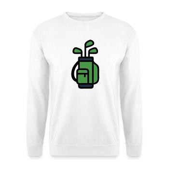 Golf Bag Golf Bag Golfer Golf Club Tournament - Unisex Sweatshirt - white - Front