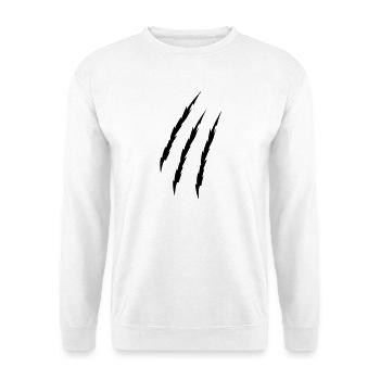 griffe - Sweat-shirt Unisexe - blanc - Devant