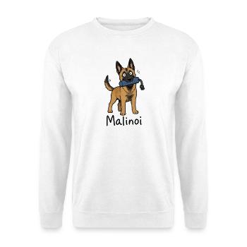 Malinoi Malinois Welpe - Unisex Pullover - Weiß - Vorne