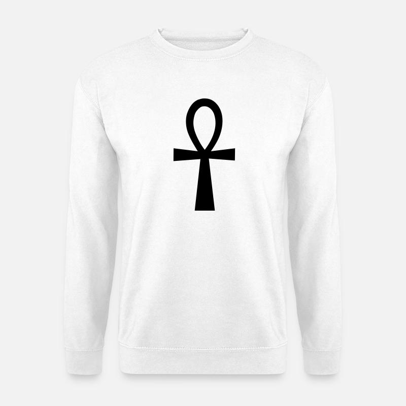 ankh symbol - Unisex Pullover - Weiß