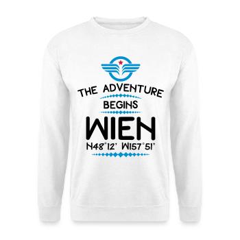 Vienna - Unisex Sweatshirt - white - Front