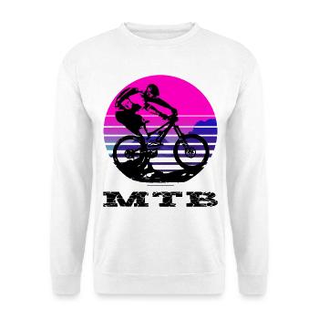 Mtb - Unisex Sweatshirt - white - Front