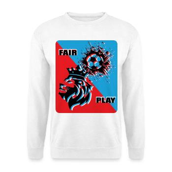 Football Fan - Sweat-shirt Unisexe - blanc - Devant