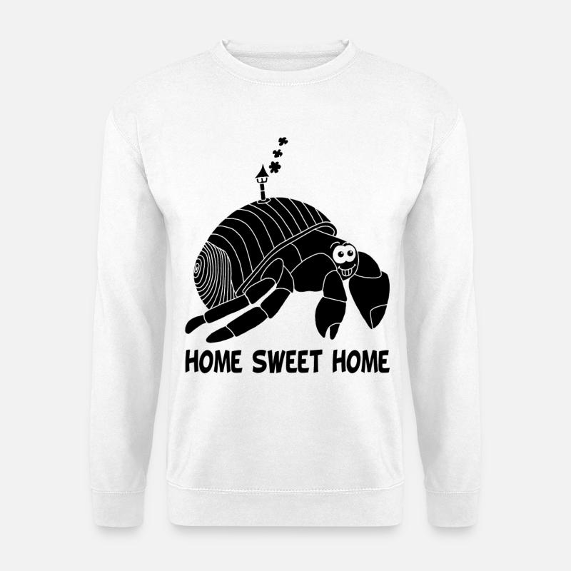 Neues Haus (schwarz) - Unisex Pullover - Weiß