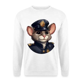 Mäuse Polizist - Unisex Pullover - Weiß - Vorne