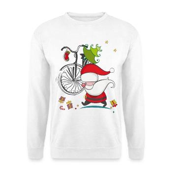 Le Père Noël sous pression - Sweat-shirt Unisexe - blanc - Devant