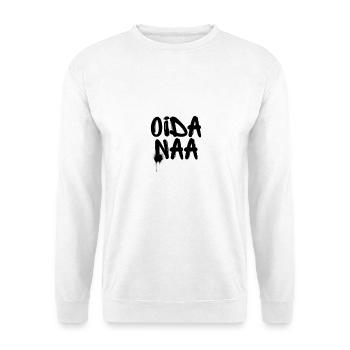 Oida Naa - Proverbes viennois - Sweat-shirt Unisexe - blanc - Devant