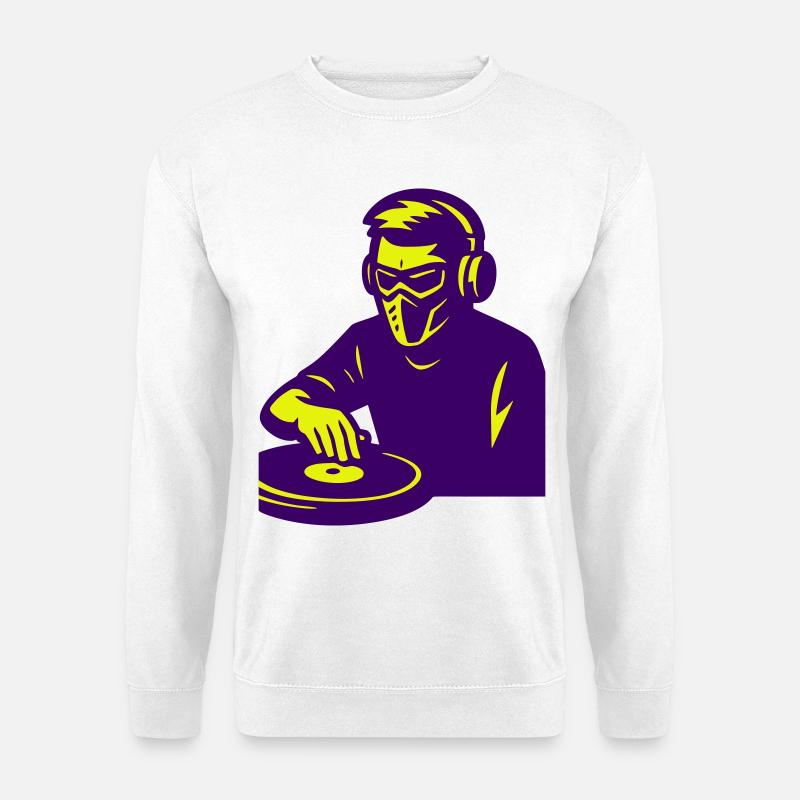 Futuristischer DJ - Unisex Pullover - Weiß